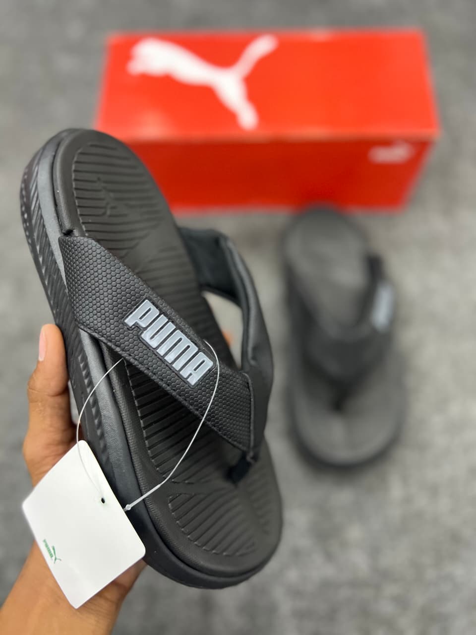Men's Premium Comfort Flip-Flops – Black