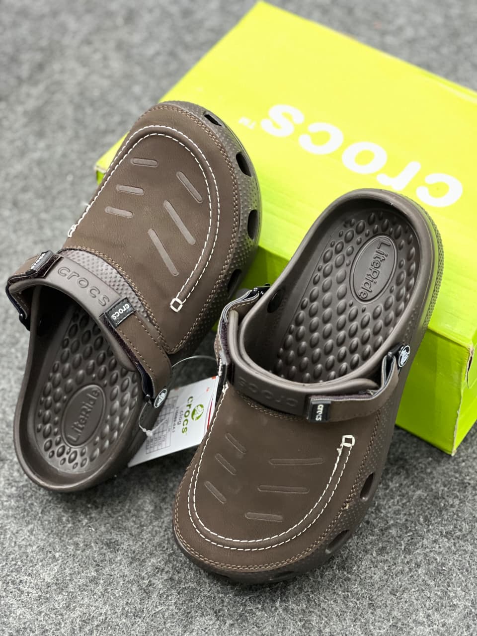 Men's Premium Comfort Clogs – Brown