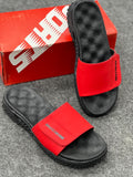 Men's Premium Comfort Slides – Red & Black