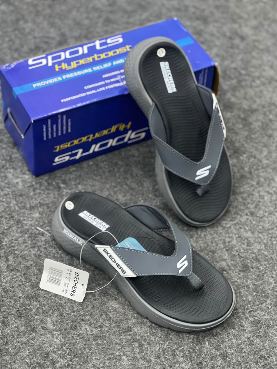 Skechers GOwalk Comfort Flip-Flops – Product Description