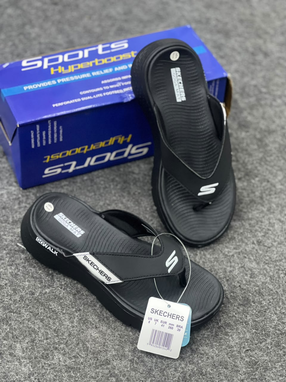 Skechers GOwalk Comfort Flip-Flops – Product Description